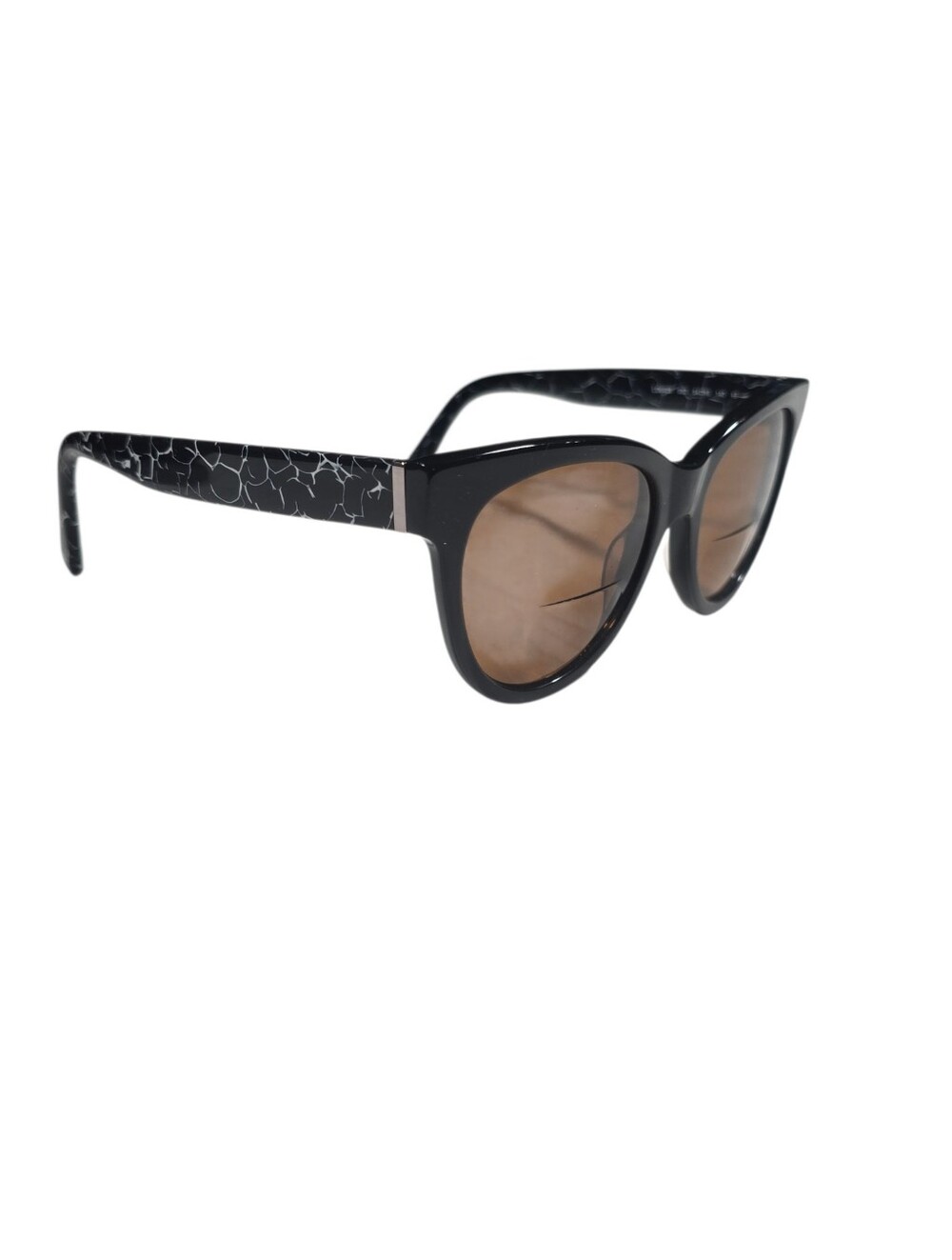 Longchamp LO602S 002 54 Black Cat Eye Sunglasses w/ Case & prescription lens